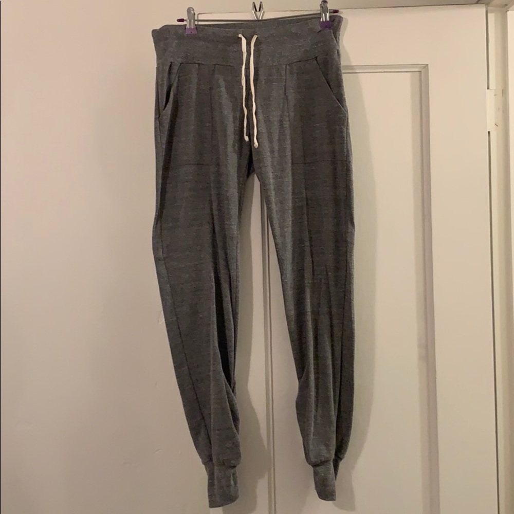 Super soft Joggers, ruched at the bottom.